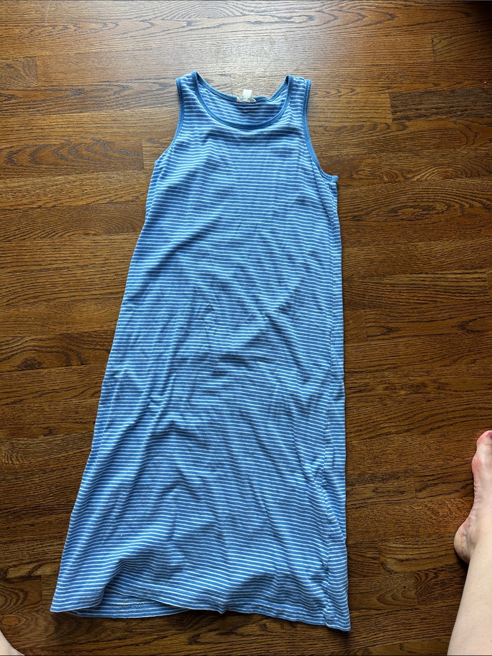 Crewcuts Blue & White Striped Tank Nightgown